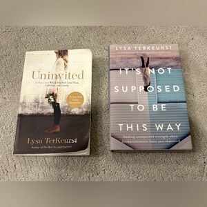 Lysa Terkeurst Books Lot Of 2 Uninvited And It’s Not Supposed To Be This Way